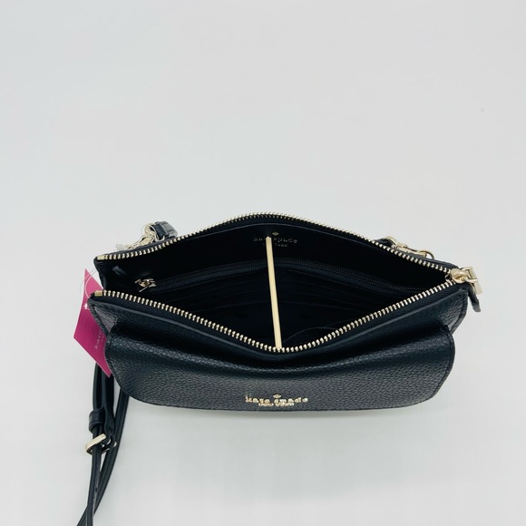 Kate Spade Small Leila Crossbody Bag Black - Picture 9 of 13
